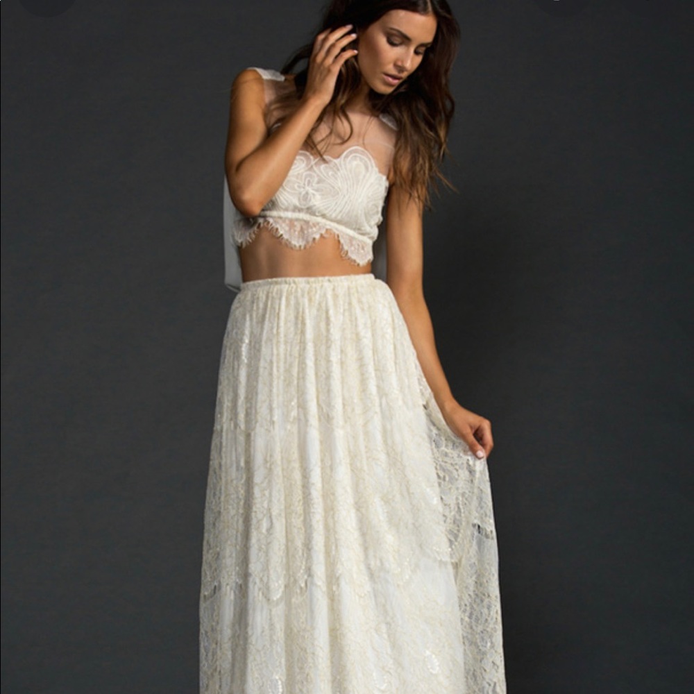 Grace Loves Lace Avril 2 piece wedding dress XS